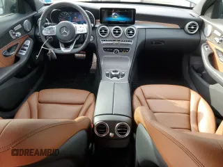 2020 Mercedes-Benz C 300 with VIN W1KWF8EBXLR573639, listed as a Copart auction lot 43644675 with 21,048 mi miles and Non Repairable. Bid and sale history available at DreamBid. Image 8.