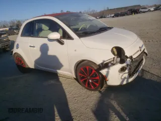 2013 FIAT 500 Pop with VIN 3C3CFFDR7DT741833, listed as a Copart auction lot 46635955 with 213,007 mi miles and Salvage Title. Bid and sale history available at carsss.com. Image 4.