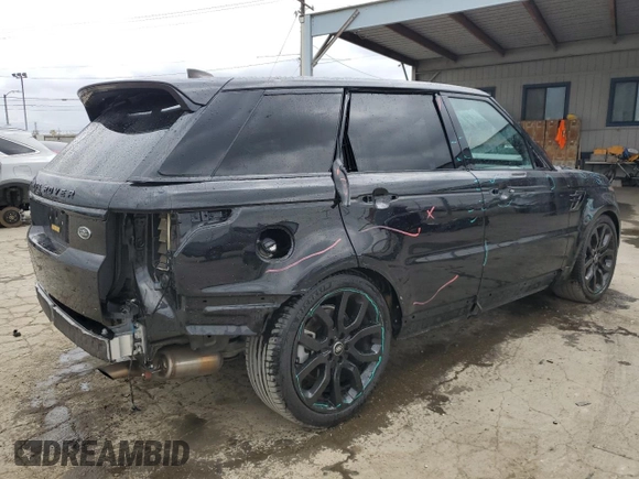 2022 Land Rover Range Rover Sport HSE Silver Edition with VIN SALWR2SU2NA222660, listed as a Copart auction lot 55740745 with 58,985 mi miles and Salvage title. Bid and sale history available at DreamBid. Image 3.