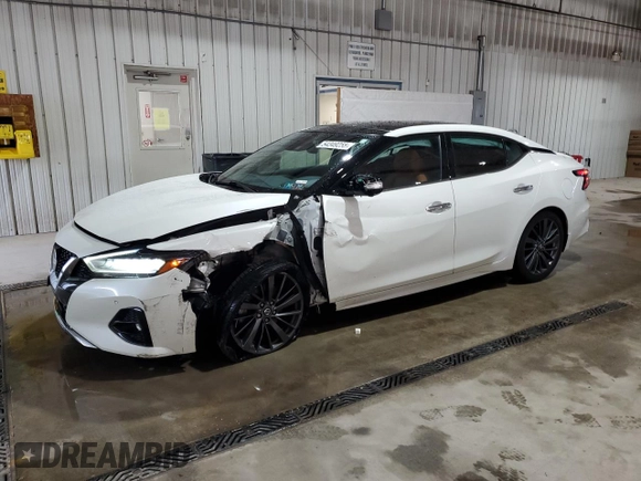 2020 Nissan Maxima Platinum with VIN 1N4AA6FV3LC362999, listed as a Copart auction lot 54349255 with 63,992 mi miles and Salvage Title. Bid and sale history available at DreamBid. Image 1.