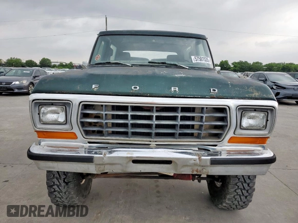 1979 Ford Bronco with VIN U15HLEE2329, listed as a Copart auction lot 57501535 with 94,151 mi miles and Clean title. Bid and sale history available at DreamBid. Image 5.