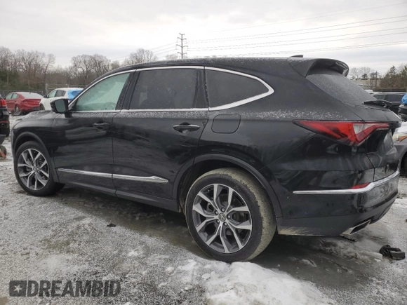 2023 Acura MDX w/Technology Package with VIN 5J8YE1H4XPL038136, listed as a Copart auction lot 88968795 with 67,222 mi miles and Salvage Title. Bid and sale history available at carsss.com. Image 2.