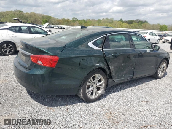 2015 Chevrolet Impala LT with VIN 2G1115SL1F9229249, listed as a Copart auction lot 51713535 with 181,545 mi miles and Salvage Title. Bid and sale history available at DreamBid. Image 3.