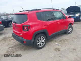 2017 Jeep Renegade Altitude z VIN ZACCJBBB9HPG33672, wystawiony jako IAAI lot #41912411 z przebiegiem 81 833 mil mil oraz . Historia ofert i sprzedaży dostępna na DreamBid. Obrazek 4.
