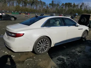 2020 Lincoln Continental Standard with VIN 1LN6L9VKXL5604772, listed as a Copart auction lot 44309085 with 90,010 mi miles and Salvage Title. Bid and sale history available at carsss.com. Image 3.