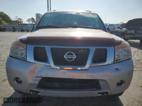 2011 Nissan Armada Platinum z VIN 5N1BA0NC8BN611923, wystawiony jako Copart lot #53615205 z przebiegiem 218 103 mil mil oraz Szkoda całkowita • Salvage title. Historia ofert i sprzedaży dostępna na DreamBid. Obrazek 5.