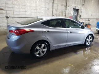 2012 Hyundai Elantra Limited with VIN KMHDH4AE8CU185970, listed as a Copart auction lot 65703595 with 153,374 mi miles and Clean title. Bid and sale history available at DreamBid. Image 3.