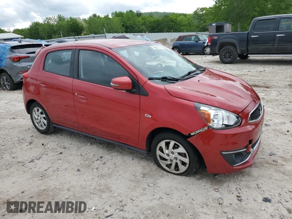 2017 Mitsubishi Mirage SE with VIN ML32A4HJ9HH015901, listed as a Copart auction lot 58991815 with 94,973 mi miles and Salvage title. Bid and sale history available at DreamBid. Image 4.