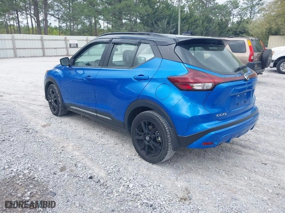 2021 Nissan Kicks SR with VIN 3N1CP5DV2ML526220, listed as a IAAI auction lot 41948659 with 50,781 mi miles. Bid and sale history available at carsss.com. Image 3.