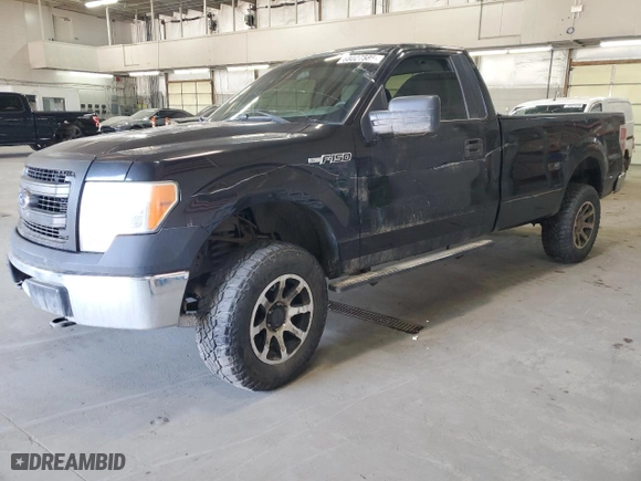 2013 Ford F-150 XL with VIN 1FTNF1EF8DKD28977, listed as a Copart auction lot 88027585 with 150,373 mi miles and Salvage Title. Bid and sale history available at carsss.com. Image 1.