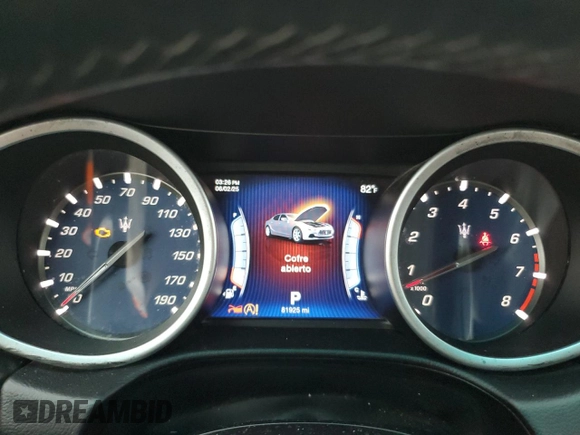 2016 Maserati Ghibli S with VIN ZAM57RSA3G1184409, listed as a Copart auction lot 59459615 with 81,925 mi miles and Clean title. Bid and sale history available at DreamBid. Image 9.