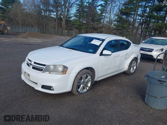 2013 Dodge Avenger SXT with VIN 1C3CDZCB0DN548158, listed as a IAAI auction lot 41969453 with 146,304 mi miles and . Bid and sale history available at DreamBid. Image 2.