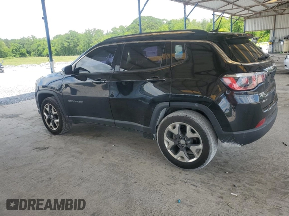 2018 Jeep Compass Limited with VIN 3C4NJDCBXJT258828, listed as a Copart auction lot 56818835 with 115,721 mi miles and Salvage title. Bid and sale history available at DreamBid. Image 2.
