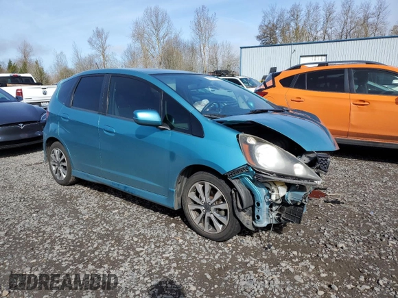 2012 Honda Fit Sport with VIN JHMGE8H50CC011158, listed as a Copart auction lot 50455395 with 132,151 mi miles and Salvage Title. Bid and sale history available at carsss.com. Image 4.