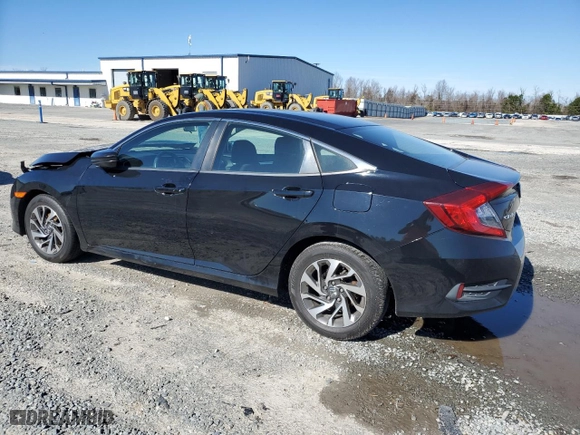 2016 Honda Civic Sedan EX with VIN 19XFC2F75GE219992, listed as a Copart auction lot 45387505 with 87,913 mi miles and Salvage Title. Bid and sale history available at carsss.com. Image 2.