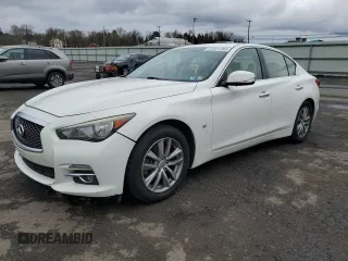 2014 Infiniti Q50 Premium with VIN JN1BV7AR3EM683010, listed as a Copart auction lot 51921165 with 184,294 mi miles and Clean Title. Bid and sale history available at carsss.com. Image 1.