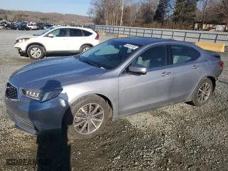 2019 Acura TLX with VIN 19UUB1F39KA002198, listed as a Copart auction lot 48315155 with 74,314 mi miles and Salvage Title. Bid and sale history available at carsss.com. Image 1.