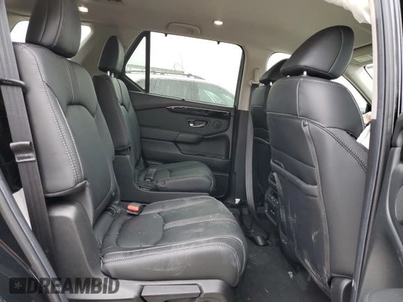 2025 Honda Pilot EX-L with VIN 5FNYG2H47SB015522, listed as a Copart auction lot 45867555 with 3,360 mi miles and Salvage Title. Bid and sale history available at carsss.com. Image 10.