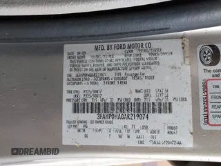 2010 Ford Fusion SE with VIN 3FAHP0HA0AR219074, listed as a IAAI auction lot 42040384 with 135,435 mi miles and . Bid and sale history available at carsss.com. Image 9.