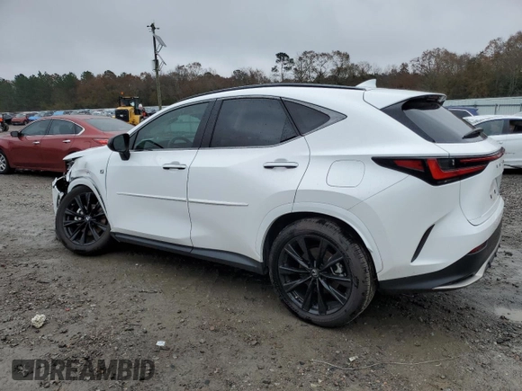 2022 Lexus NX with VIN 2T2KGCEZ1NC002409, listed as a Copart auction lot 84606604 with 25,572 mi miles and Salvage Title. Bid and sale history available at carsss.com. Image 2.