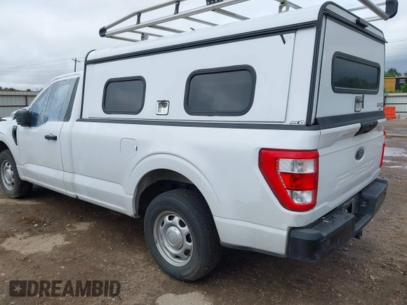 2021 Ford F-150 XL with VIN 1FTMF1CB4MKD85219, listed as a IAAI auction lot 42034028 with 115,415 mi miles and . Bid and sale history available at DreamBid. Image 3.