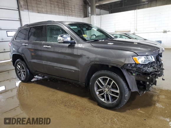 2018 Jeep Grand Cherokee Limited with VIN 1C4RJFBG0JC478761, listed as a Copart auction lot 56713695 with 105,935 mi miles and Salvage title. Bid and sale history available at DreamBid. Image 4.