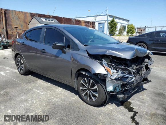 2020 Nissan Versa S with VIN 3N1CN8DV9LL888969, listed as a Copart auction lot 51855485 with 82,209 mi miles and Salvage Title. Bid and sale history available at DreamBid. Image 4.