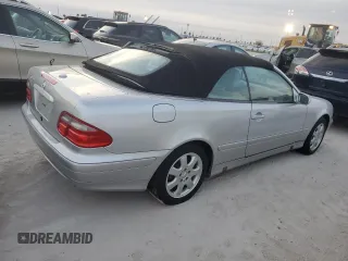 2000 Mercedes-Benz CLK 320/430 with VIN WDBLK65G1YT034408, listed as a Copart auction lot 76848804 with Not Provided miles and Salvage Title. Bid and sale history available at DreamBid. Image 3.