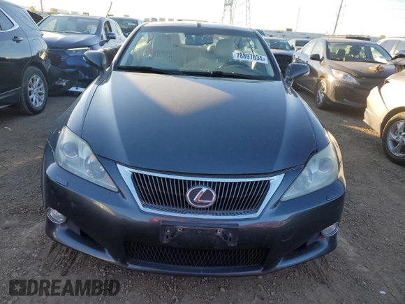 2010 Lexus IS 350 C с VIN JTHFE2C26A2501547, выставлен на аукционе Copart как лот 78897834 с пробегом 197 428 миль миль и Списание • Salvage title. История ставок и продаж доступна на DreamBid. Изображение 5.