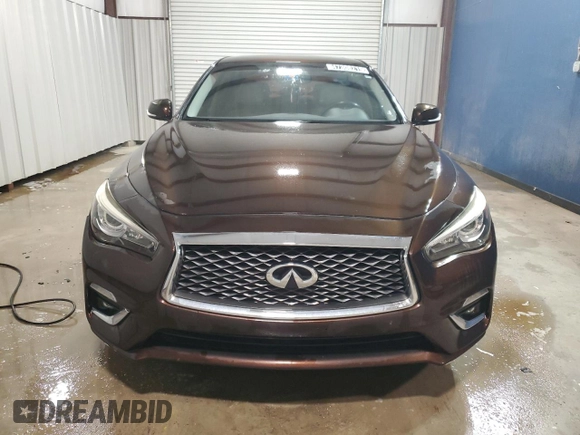 2018 Infiniti Q50 2.0t LUXE with VIN JN1CV7AR2JM490006, listed as a Copart auction lot 47308215 with 151,159 mi miles and Clean Title. Bid and sale history available at carsss.com. Image 5.