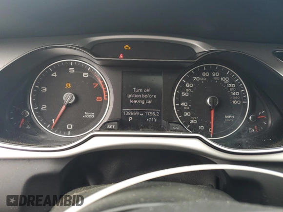 2015 Audi A4 Premium с VIN WAUBFAFL6FN032653, выставлен на аукционе Copart как лот 56218095 с пробегом 138 569 миль миль и Списание • Salvage title. История ставок и продаж доступна на DreamBid. Изображение 9.