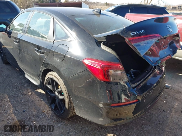 2024 Honda Civic Sport with VIN 2HGFE2F53RH507866, listed as a IAAI auction lot 41240327 with 33,260 mi miles and . Bid and sale history available at DreamBid. Image 3.