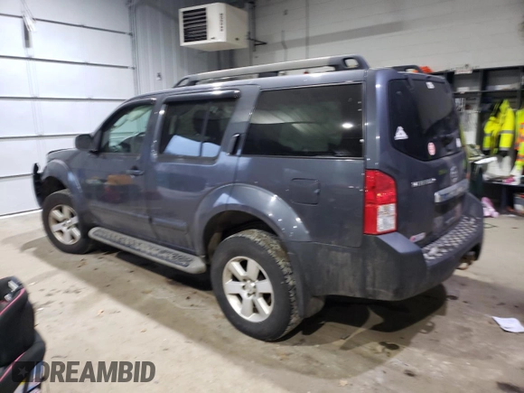 2011 Nissan Pathfinder S with VIN 5N1AR1NBXBC624606, listed as a Copart auction lot 84837174 with 165,638 mi miles and Salvage title. Bid and sale history available at DreamBid. Image 2.
