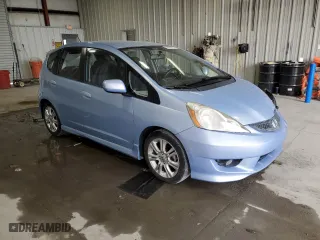 2009 Honda Fit Sport w/Navi with VIN JHMGE88639S042492, listed as a Copart auction lot 50890105 with 132,339 mi miles and Salvage Title. Bid and sale history available at carsss.com. Image 4.