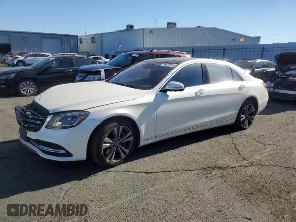 2020 Mercedes-Benz S-Class S 450 with VIN WDDUG6GB5LA502370, listed as a Copart auction lot 74552234 with 111,984 mi miles and Salvage Title. Bid and sale history available at carsss.com. Image 1.