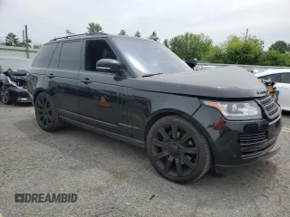 2017 Land Rover Range Rover HSE with VIN SALGS2FV9HA358168, listed as a Copart auction lot 58549255 with 140,763 mi miles and Salvage title. Bid and sale history available at DreamBid. Image 4.