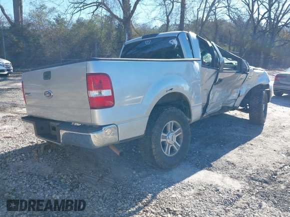 2007 Ford F-150 XLT with VIN 1FTPX14V87FA32806, listed as a IAAI auction lot 41618372 with 265,244 mi miles. Bid and sale history available at carsss.com. Image 4.