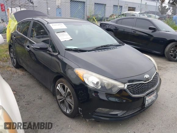 2015 Kia Forte EX with VIN KNAFZ4A81F5336163, listed as a IAAI auction lot 42024955 with 1 mi miles. Bid and sale history available at carsss.com. Image 1.