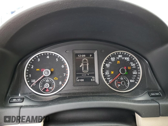 2017 Volkswagen Tiguan S z VIN WVGAV7AX3HK015484, wystawiony jako Copart lot #54958235 z przebiegiem 56 100 mil mil oraz Szkoda całkowita • Salvage title. Historia ofert i sprzedaży dostępna na DreamBid. Obrazek 9.