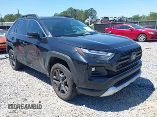 2023 Toyota RAV4 Adventure with VIN 2T3J1RFVXPW375604, listed as a IAAI auction lot 42045010 with 80,674 mi miles. Bid and sale history available at carsss.com. Image 1.