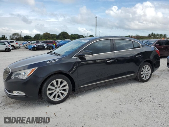 2015 Buick LaCrosse Leather with VIN 1G4GB5GR4FF263846, listed as a Copart auction lot 47768925 with 84,672 mi miles and Salvage Title. Bid and sale history available at DreamBid. Image 1.