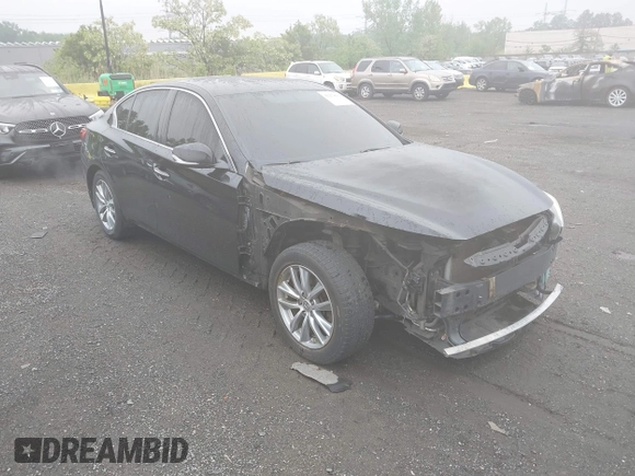 2014 Infiniti Q50 Premium z VIN JN1BV7AR2EM705630, wystawiony jako IAAI lot #42258650 z przebiegiem 109 151 mil mil oraz . Historia ofert i sprzedaży dostępna na DreamBid. Obrazek 1.