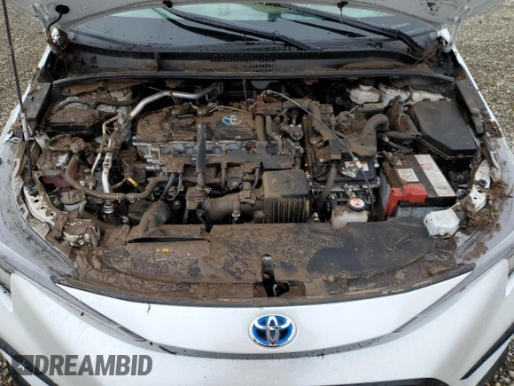 2023 Toyota Corolla Hybrid LE with VIN JTDBCMFE9PJ012260, listed as a Copart auction lot 44439185 with 0 mi miles and Salvage Title. Bid and sale history available at carsss.com. Image 12.