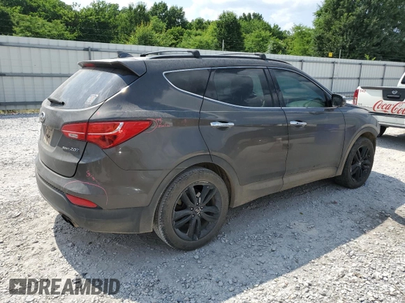 2013 Hyundai Santa Fe Sport z VIN 5XYZU3LA1DG098831, wystawiony jako Copart lot #55471553 z przebiegiem 178 576 mil mil oraz Czysty tytuł • Clean title. Historia ofert i sprzedaży dostępna na DreamBid. Obrazek 3.