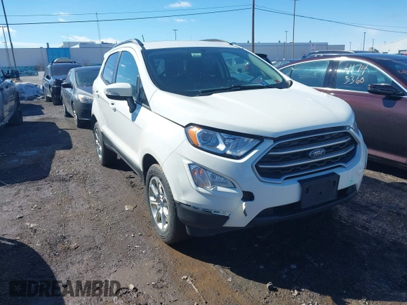 2019 Ford EcoSport SE with VIN MAJ6S3GL0KC267023, listed as a IAAI auction lot 41727186 with 63,774 mi miles and . Bid and sale history available at DreamBid. Image 6.