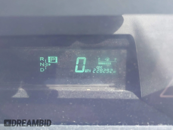2008 Toyota Prius with VIN JTDKB20U583455650, listed as a IAAI auction lot 42138597 with 228,292 mi miles. Bid and sale history available at carsss.com. Image 7.