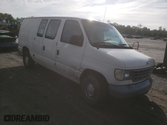 1992 Ford Econoline Cargo with VIN 1FTEE14Y2NHB57650, listed as a Copart auction lot 60258605 with 313,337 mi miles and Salvage title. Bid and sale history available at DreamBid. Image 4.
