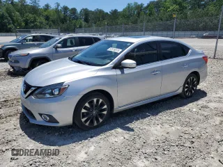 2017 Nissan Sentra S with VIN 3N1AB7AP7HY408275, listed as a Copart auction lot 57819375 with 91,684 mi miles and Salvage title. Bid and sale history available at DreamBid. Image 1.