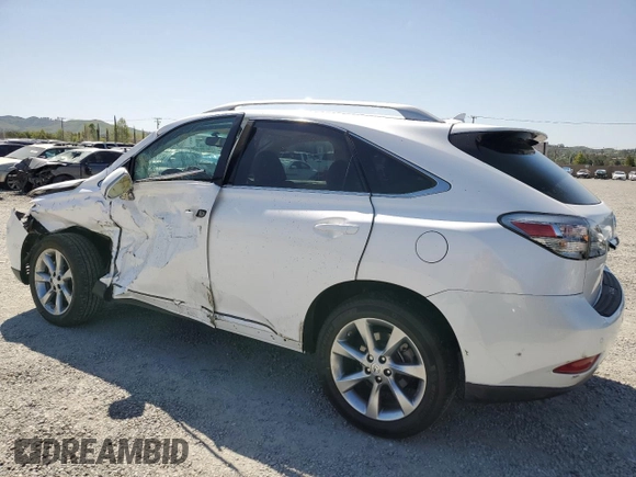 2012 Lexus RX 350 with VIN 2T2ZK1BA9CC068610, listed as a Copart auction lot 51990635 with 37,684 mi miles and Salvage Title. Bid and sale history available at DreamBid. Image 2.