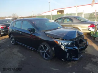 2017 Subaru Impreza Sport with VIN 4S3GTAK61H3753575, listed as a IAAI auction lot 41775392 with 28,351 mi miles. Bid and sale history available at carsss.com. Image 1.